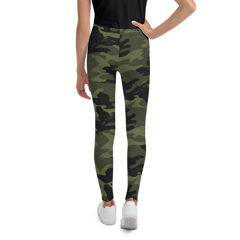 Girls Leggings in Camouflage Green (8 to 20 years) Camo by Stitch & Simon -  Sustainable Outdoor Clothing, Camouflage Gear, Stitch & Simon