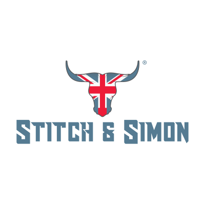 Union Jack Flag Stitch & Simon Logo